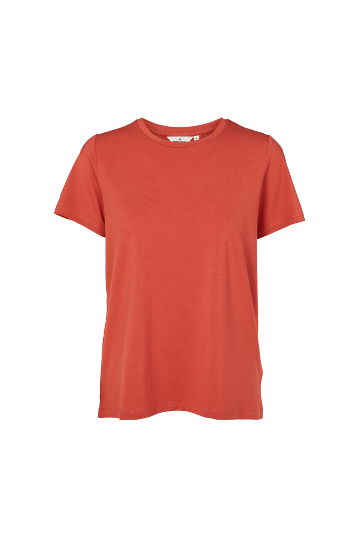 Basic Apparel Jolanda Tee T-shirts 727 Cinnabar